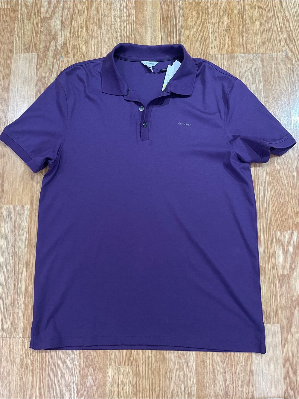 Calvin Klein Men's Deep Purple Polo